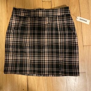 Garage Plaid Skirt